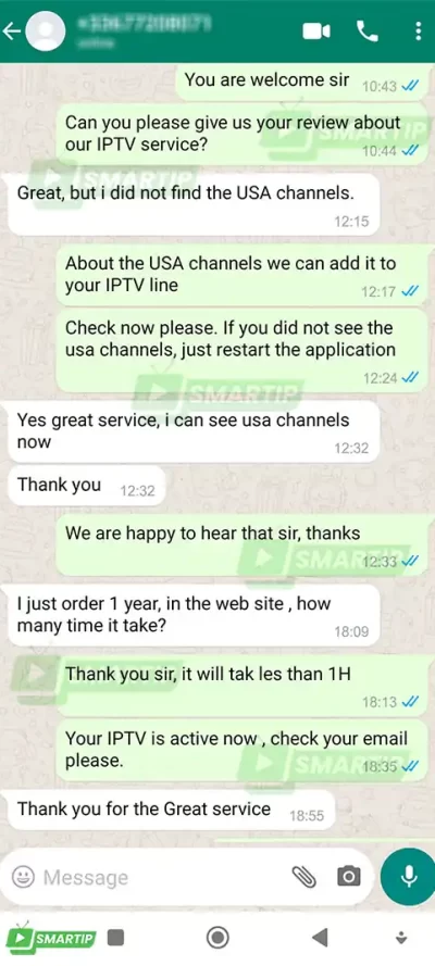 IPTV Portugal whatsapp 5